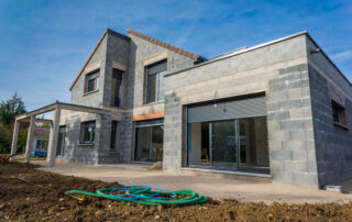 Chantier D'une Maison En Construction